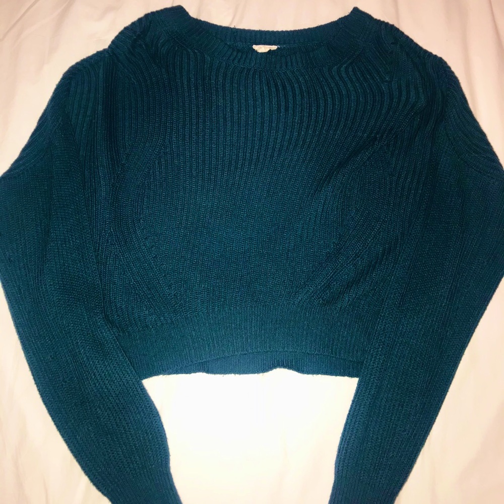 Teal sweater